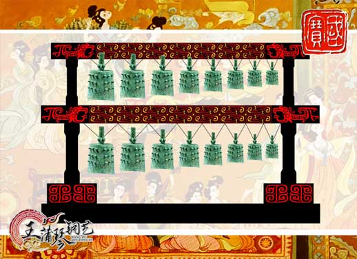 16件晉侯穌青銅編鐘，西周時(shí)期編鐘編磬