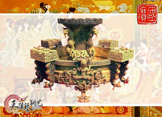 銅尊盤，曾侯乙尊盤，國寶級文物之一
